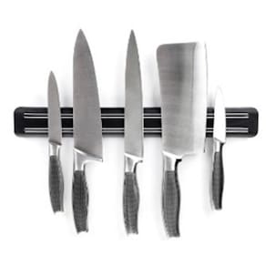 Barra Magnética Imã para Facas e Ferramentas 33 cm - Preto