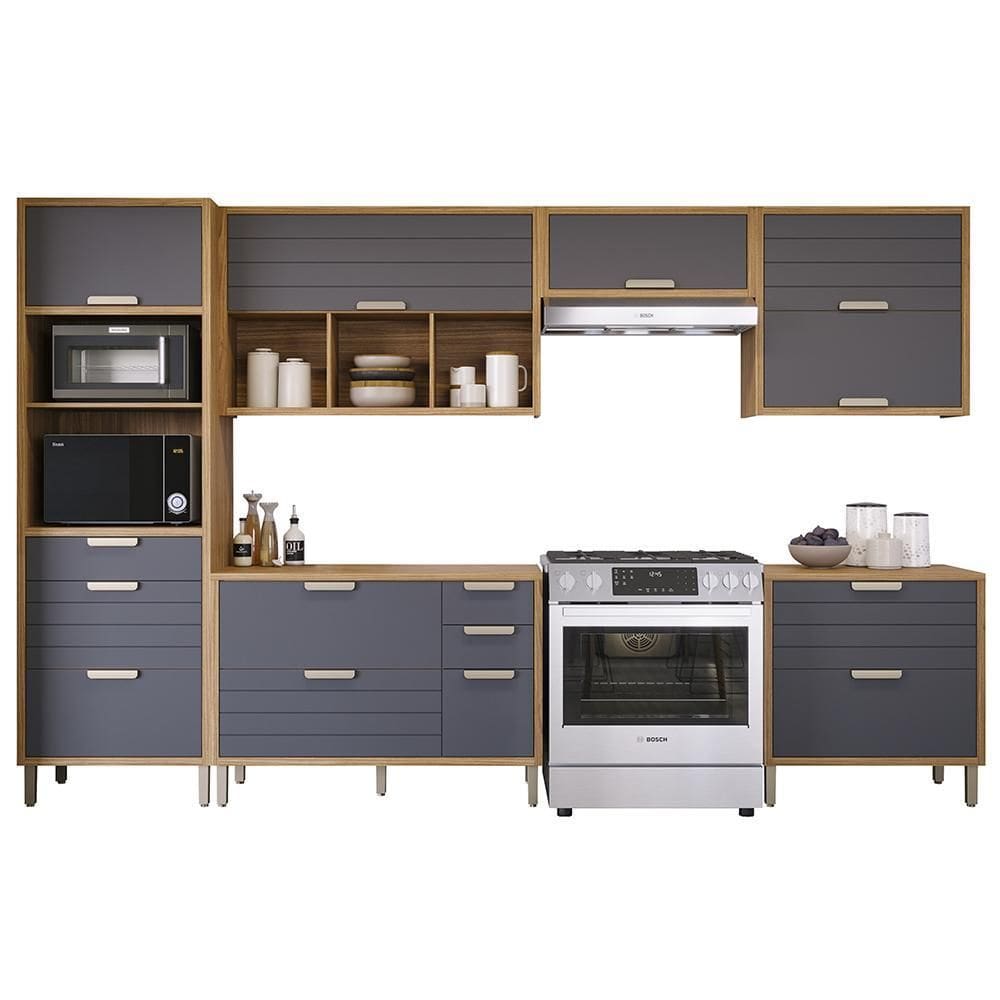 Cozinha Modulada Eloise 6 Peças com Torre Quente 2 Fornos - MGM