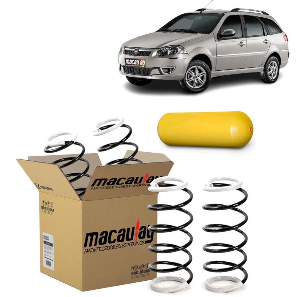 Par De Molas Reforçadas Gnv - Fiat Palio Weekend