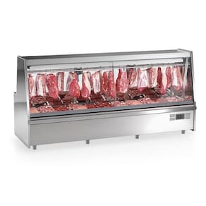 Balcão De Carnes Gats300 Gelopar Expositor De Carnes Inox 3mt 220v