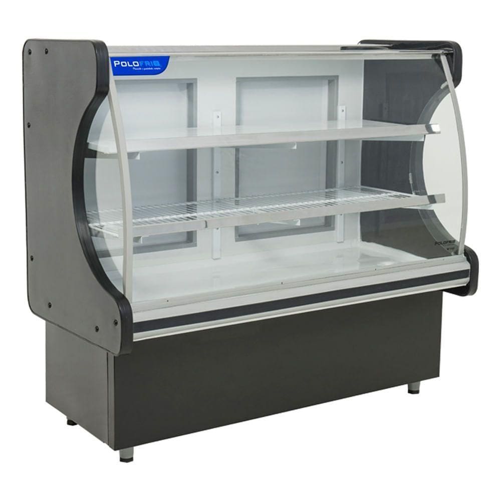 Balcão Refrigerado 1mt Polofrio Balcão 1,00 Preto 1 Placa Fria 110v