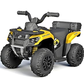 Mini Quadriciclo Elétrico Infantil 6V Amarelo IMPORTWAY