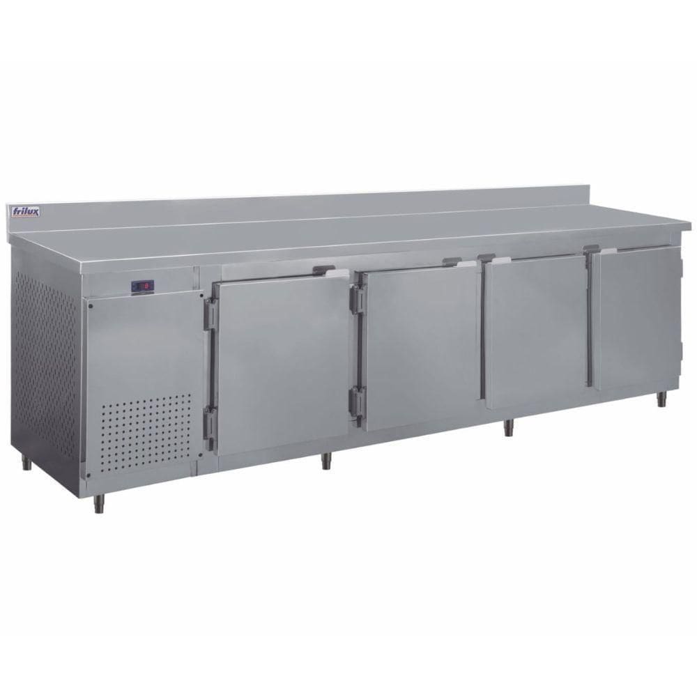 Balcão De Serviço Para Chopp 2,9m Rf046c Frilux Balcão Refrigerado Inox 220v