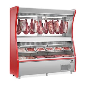 Balcão De Carne Gevd210 Gelopar Balcão Frigorífico Vermelho 220v