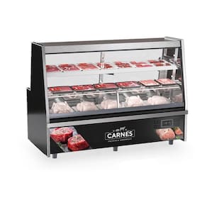 Balcão De Frios E Avícola Grta200 Gelopar Expositor De Carnes Preto 2mt 220v