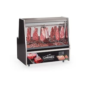 Balcão De Carnes Gats150 Gelopar Expositor De Carnes Preto 1,5mt 220v