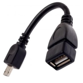 Cabo Otg Micro Usb Pendrive Mouse Teclado Dados V8 Android