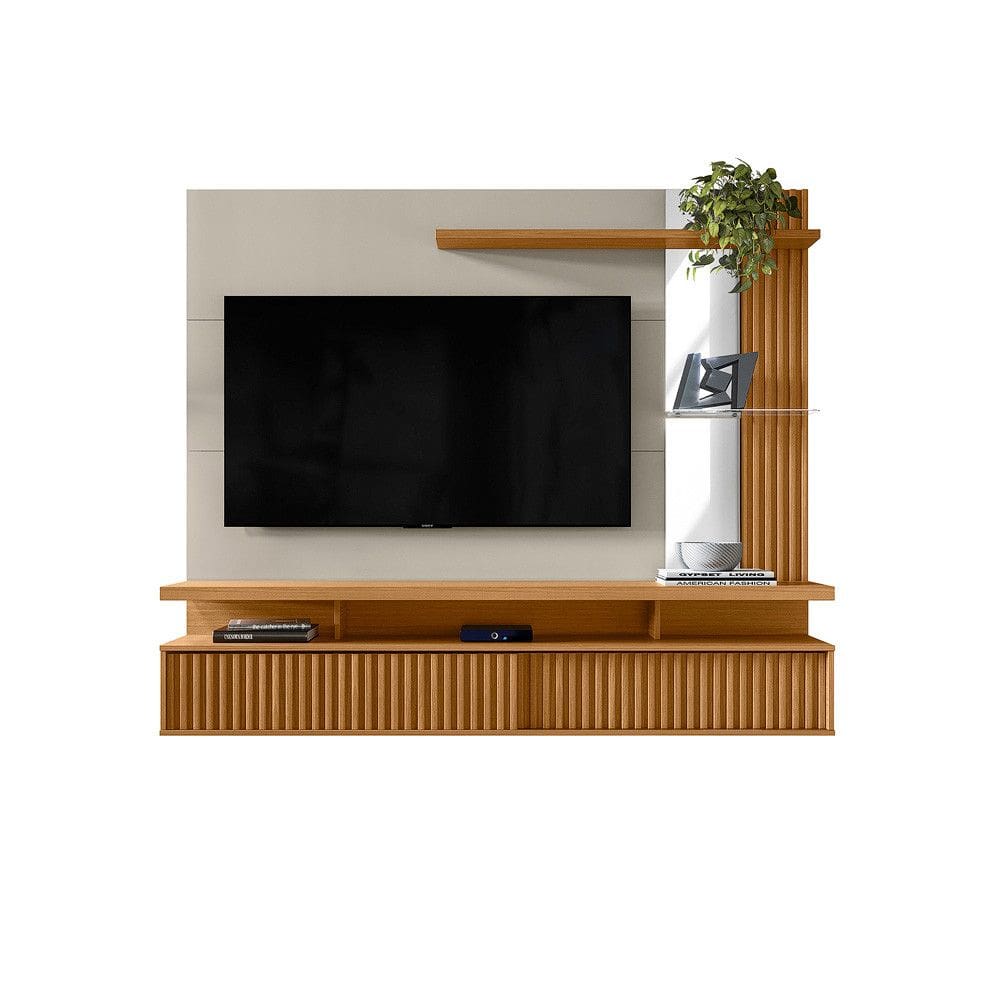 Painel Home Ripado para TV até 60 Polegadas Maragogi Linea Brasil