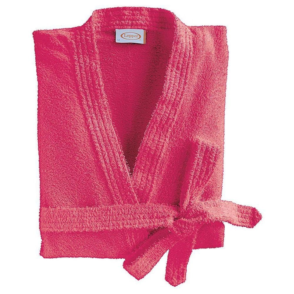 Roupão Lepper Adulto Felpudo Quimono Malibu M Pink
