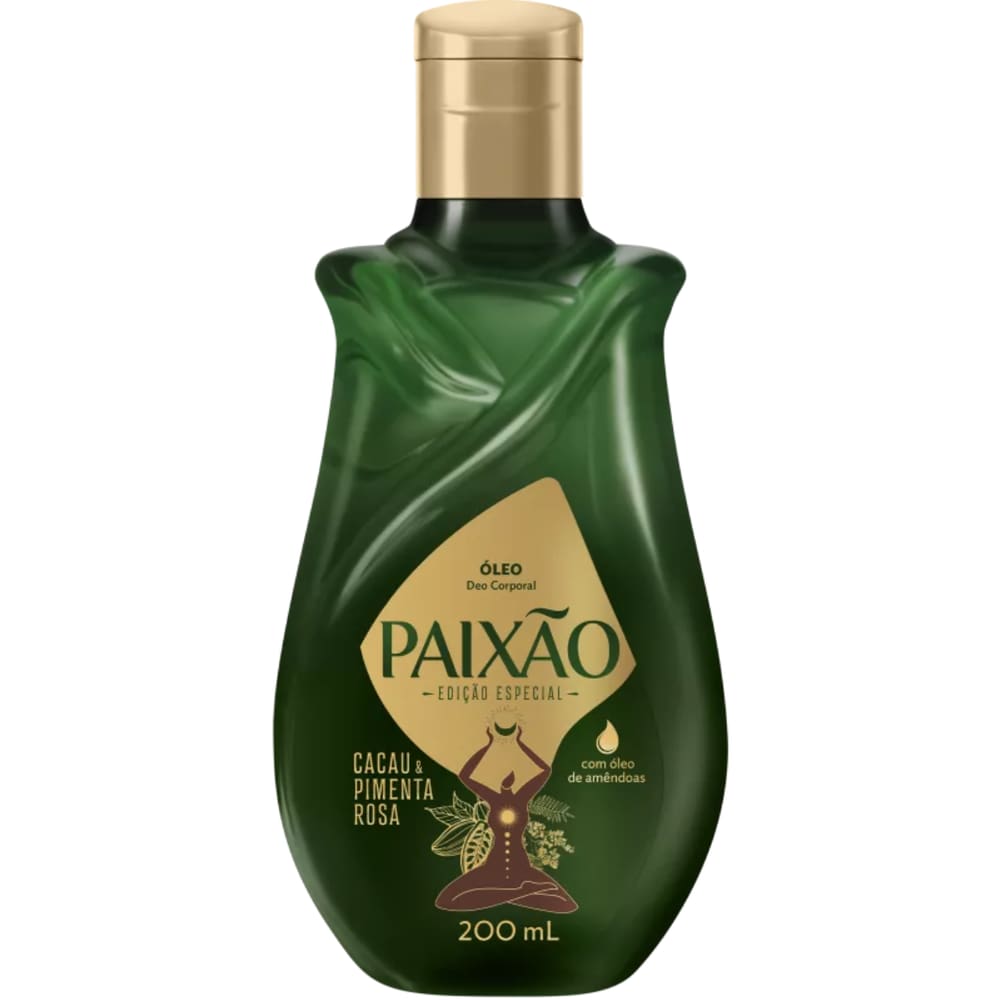 Óleo Paixão Cacau e Pimenta Rosa Corporal 200ml