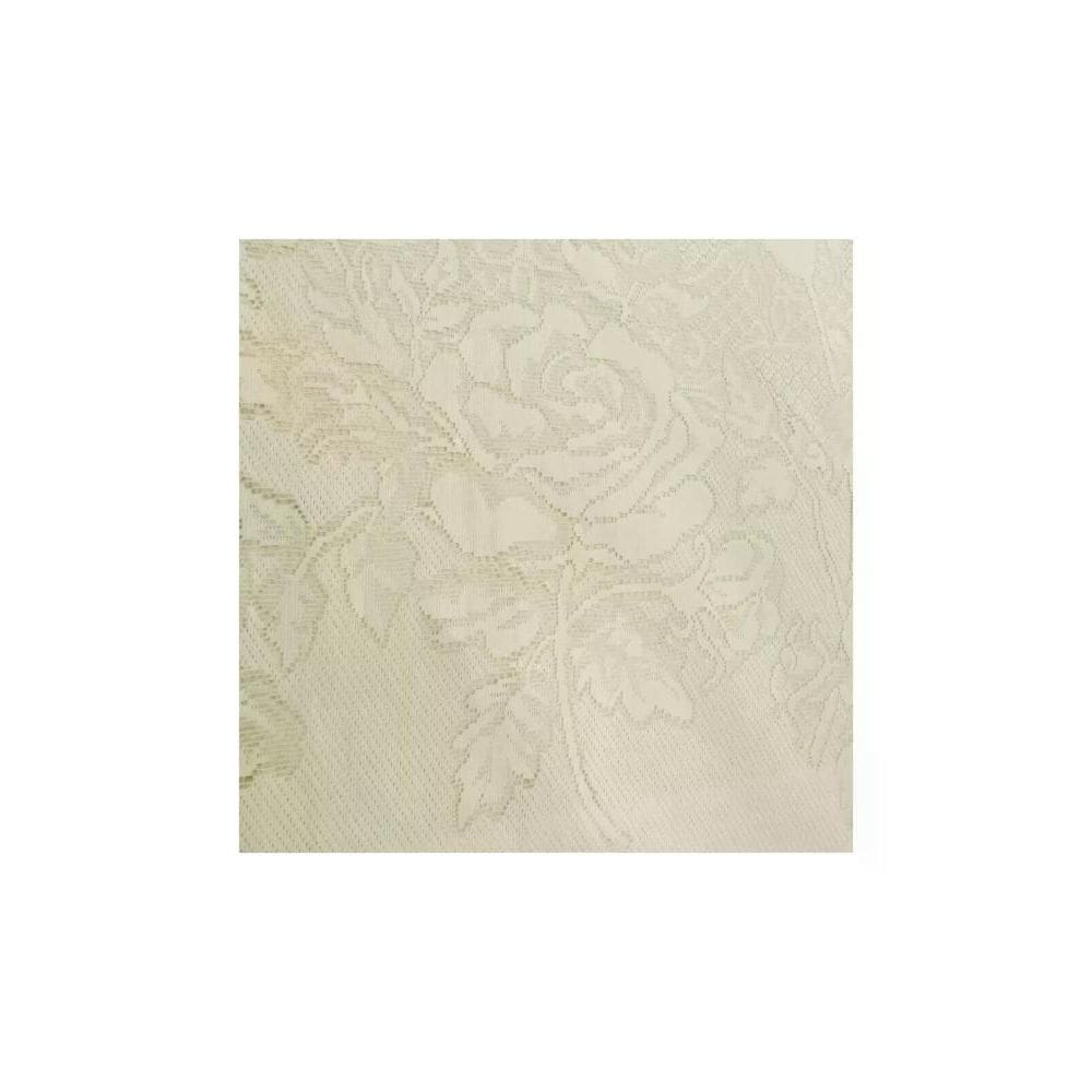 Cortina de Renda Donna Inter 300x180 cm Roseiral com Bandô Marfim