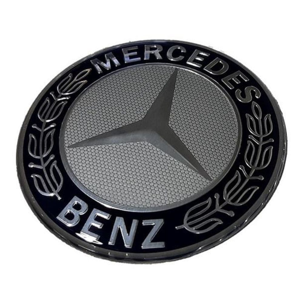 Kit Emblema Mercedes Aluminio Resinado