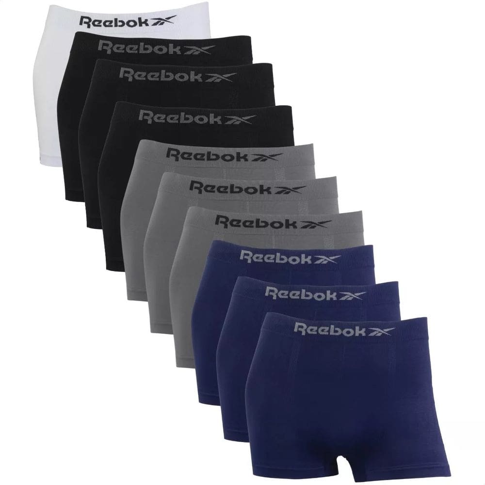 Kit 10 Cuecas Masculinas Box Microfibra Reebok