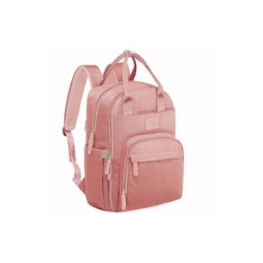 Bolsa Mochila Maternidade Donna Laço Bebê LB Kyara Rosa Quartz