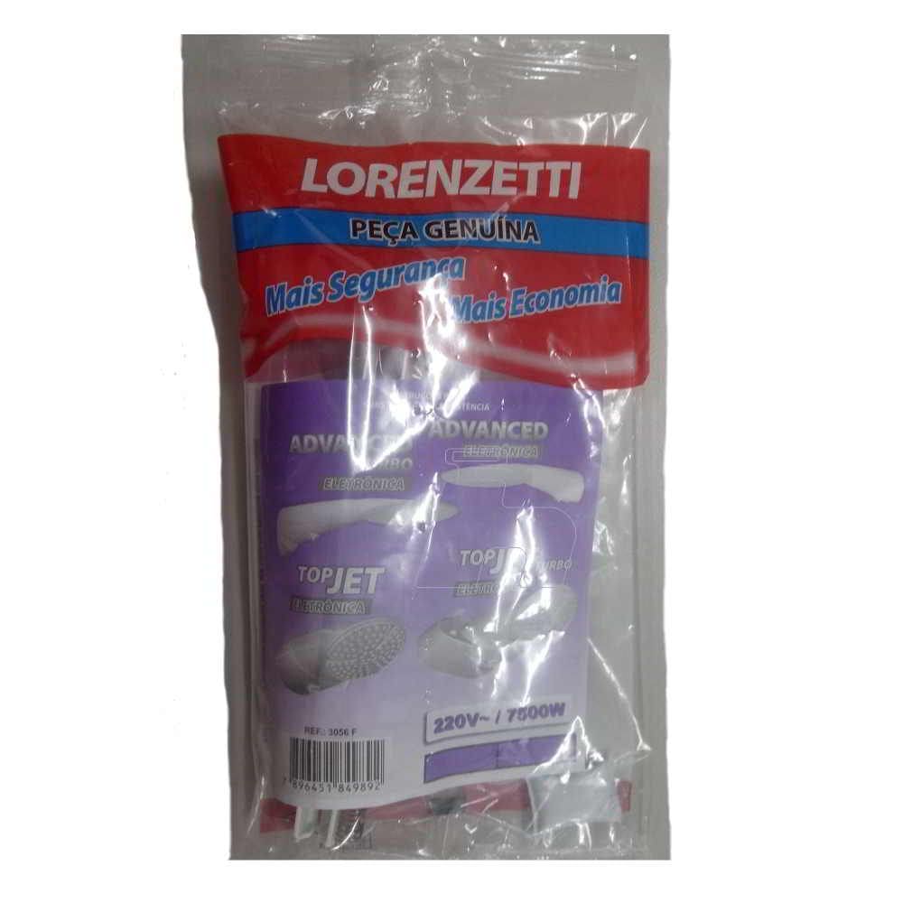 Resistência Advanced -Top Jet Eletr 7500w220v -Lorenzetti