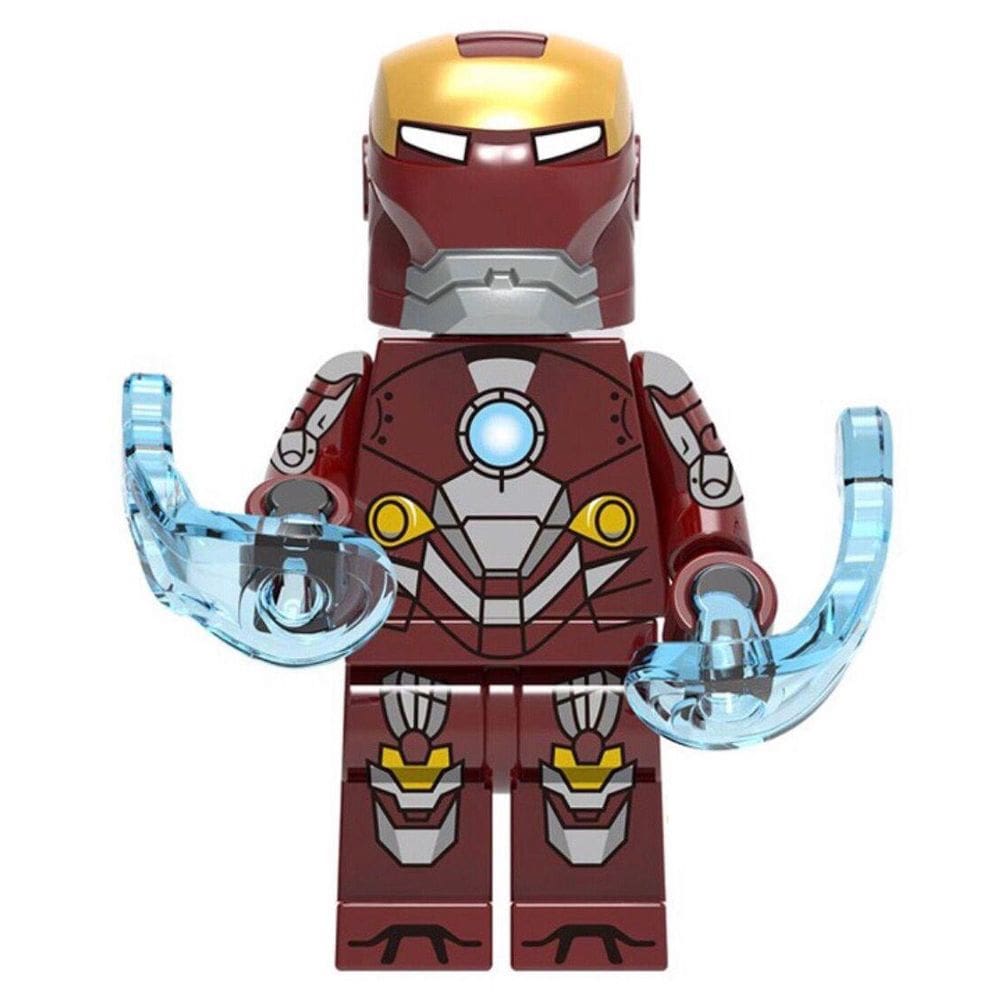 Boneco Blocos De Montar Homem De Ferro Armadura Mark Mk19
