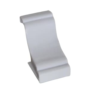 Kit 20 Emenda Branco P Moldura Forro Rodaforro Meia Cana Pvc