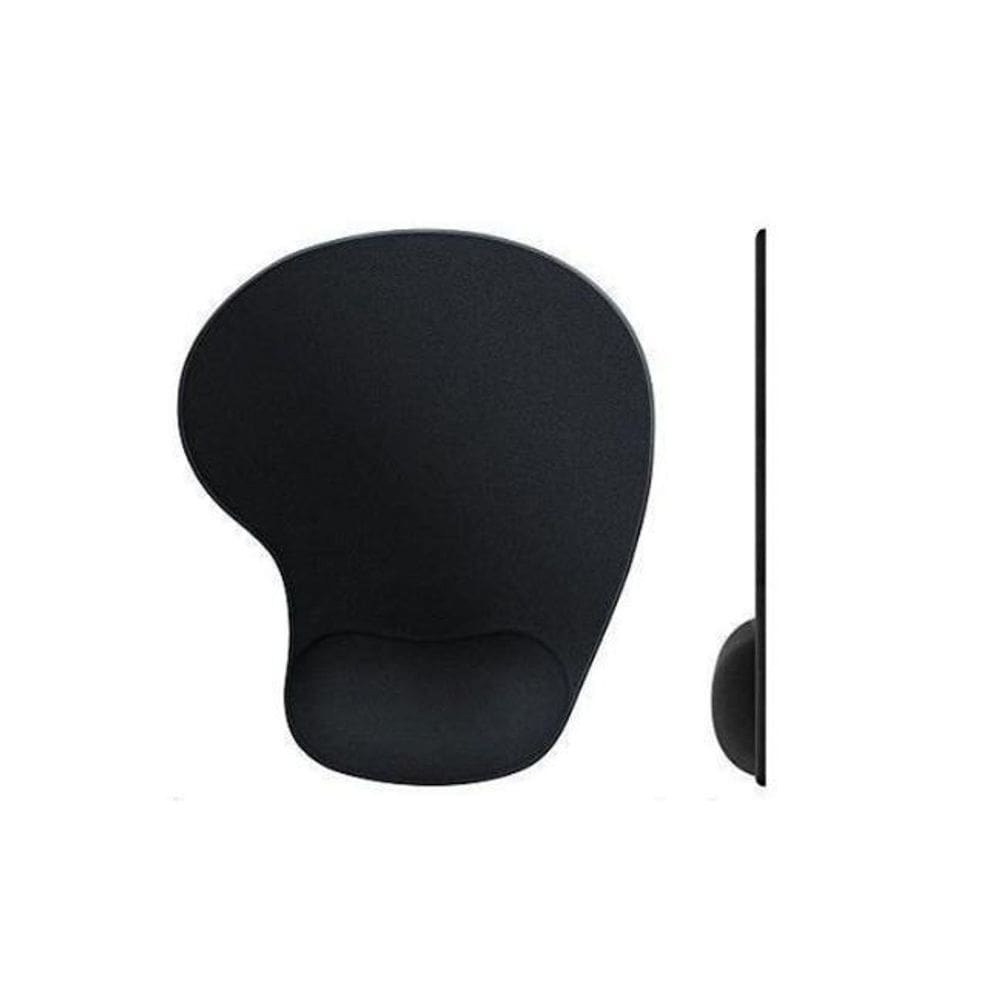 Mouse Pad Ergonomico Com Apoio Em Gel Preto