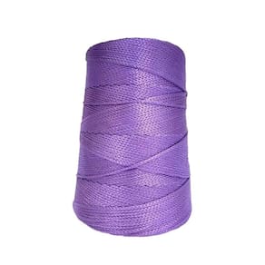 Fio Náutico Cordão 500G 3Mm 500M Croche Trico Bolsa Roxo