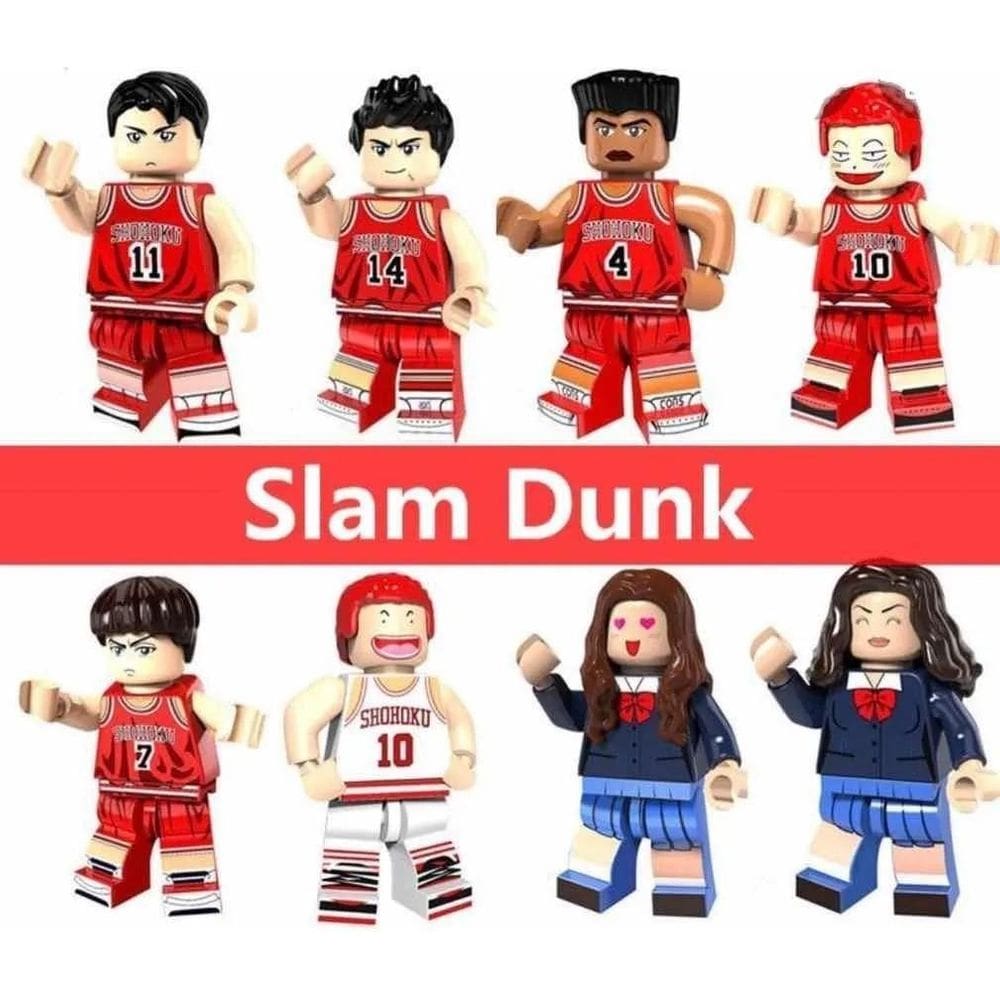 Boneco Blocos De Montar Slam Dunk Mangá Haruko Hanamichi