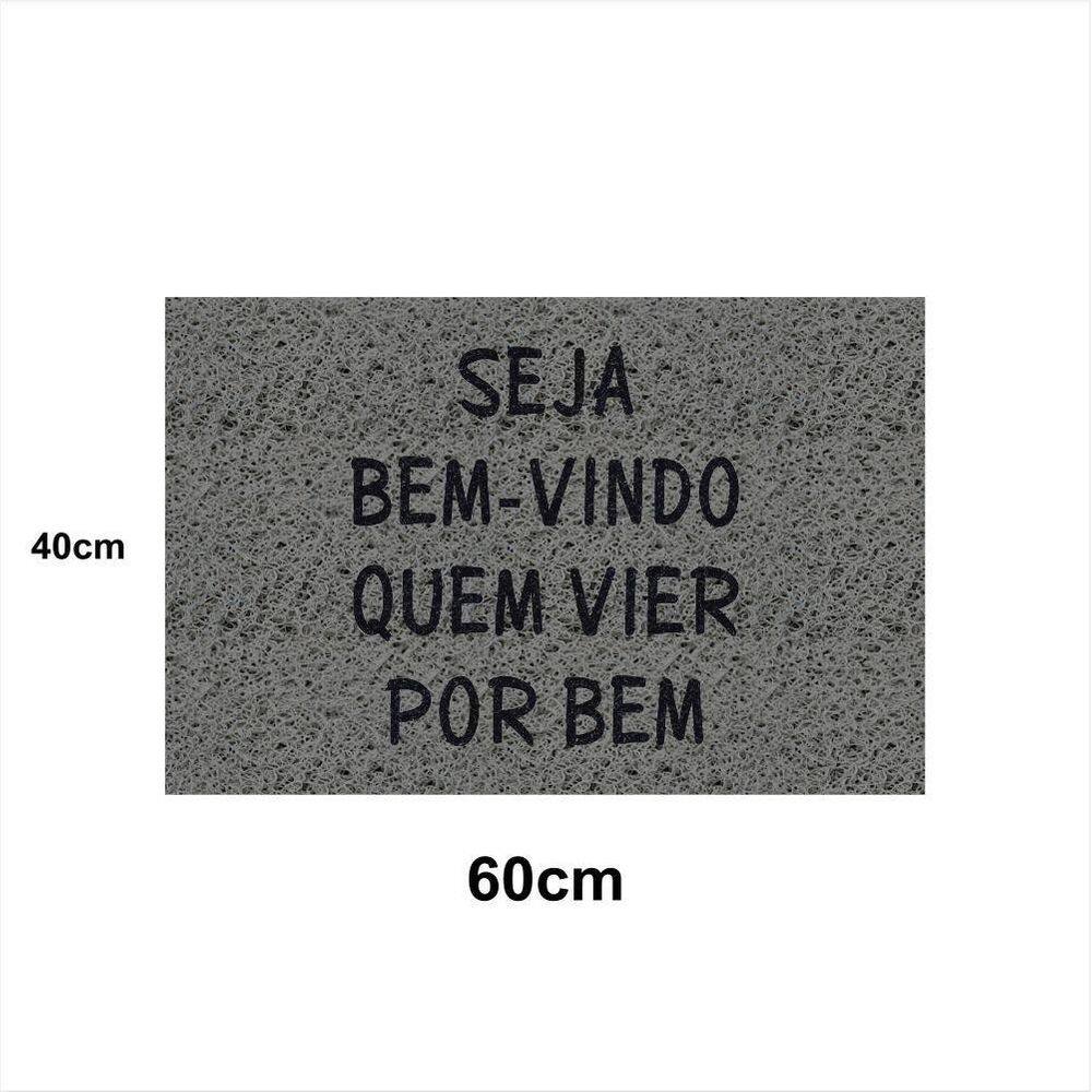 Tapete Capacho Seja Bem Vindo Vier P Bem 60X40 Casa Entrada