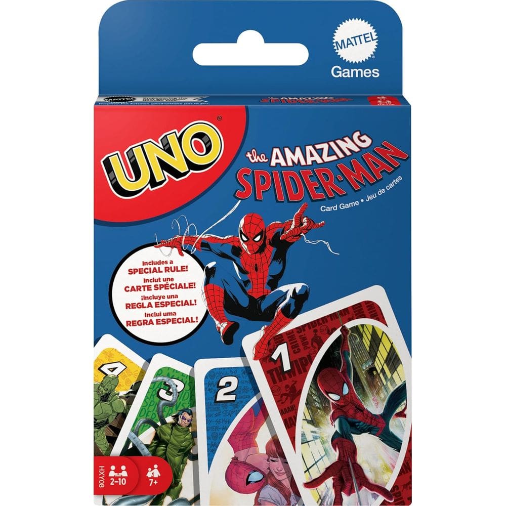 Jogo De Cartas Uno The Amazing Spider-man Hxy08 - Mattel