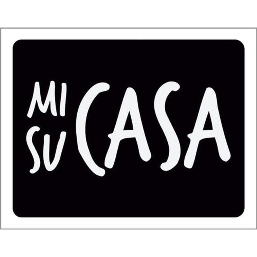 Kit 5 Placas Mi Casa Su Casa Ml2219 36X46