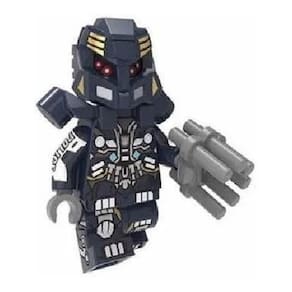 Boneco Blocos De Montar Transformers Barricade