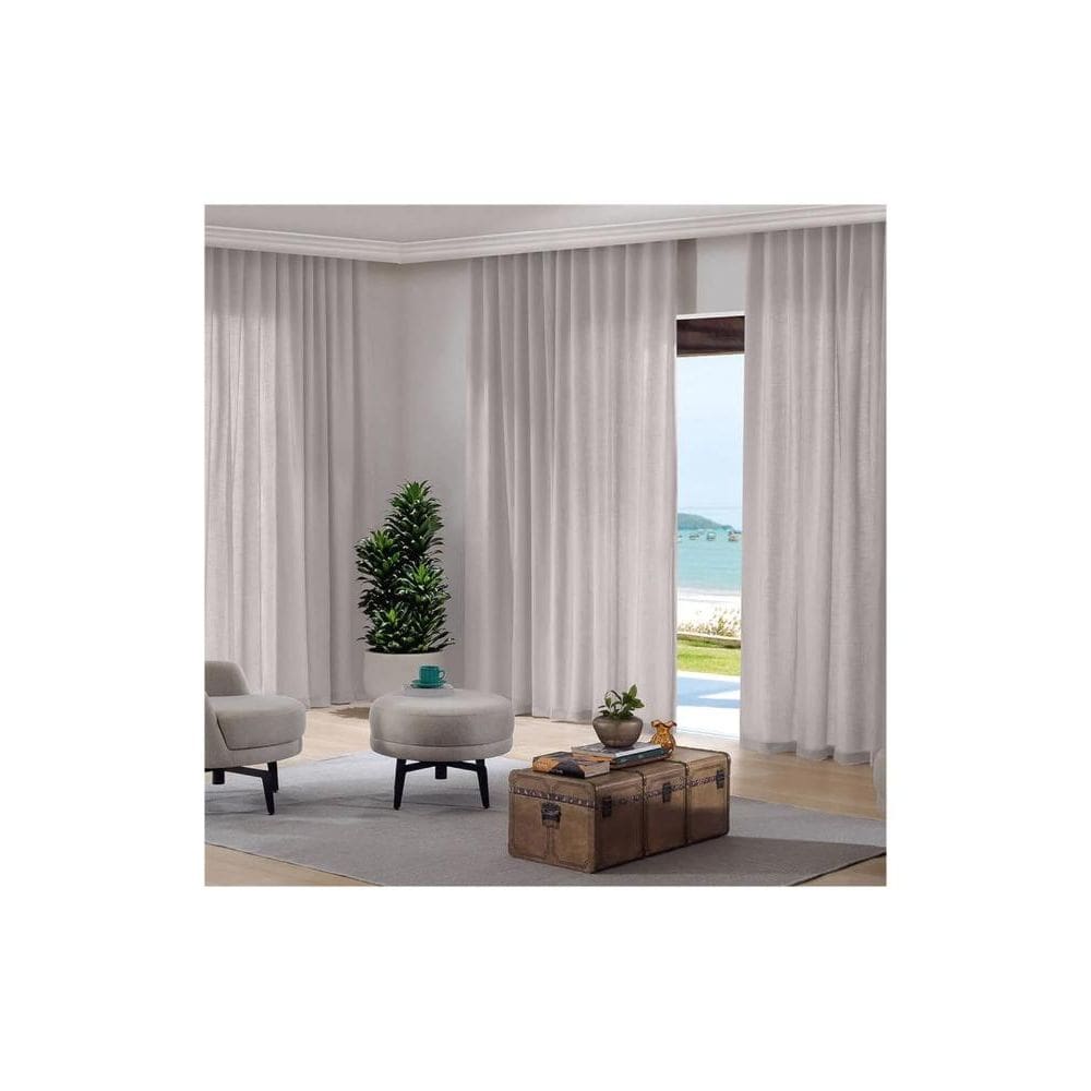 Cortina Para Trilho Bella Janela 540x280 cm Inove Mônaco