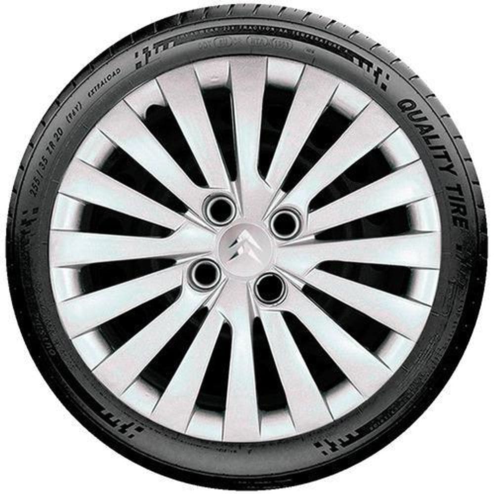 Calota Esportiva Citroen C3 Berlingo Aro 15 Parafuso 242 Ct