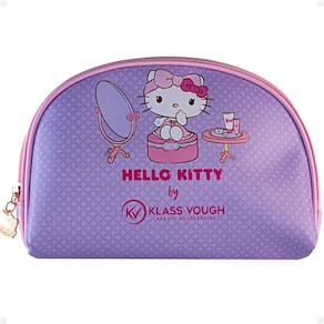 Necessaire Organizadora Hello Kitty by Klass Vough Estampada Lilás Kchk-02l