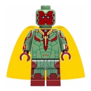 Boneco Blocos De Montar Visão Vingadores Feiticeira