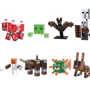 Bonecos Blocos De Montar Coleção Slime Minecraft 600 Peças