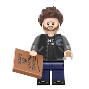 Boneco Blocos De Montar Eddie Brock Marvel Anti-Herói Vilão