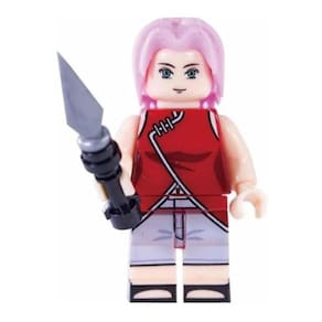 Boneco Blocos De Montar Haruno Sakura Naruto