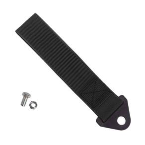 Kit Tow Strap Fita Cinta Reboque Para-Choque Preto Estilo Br