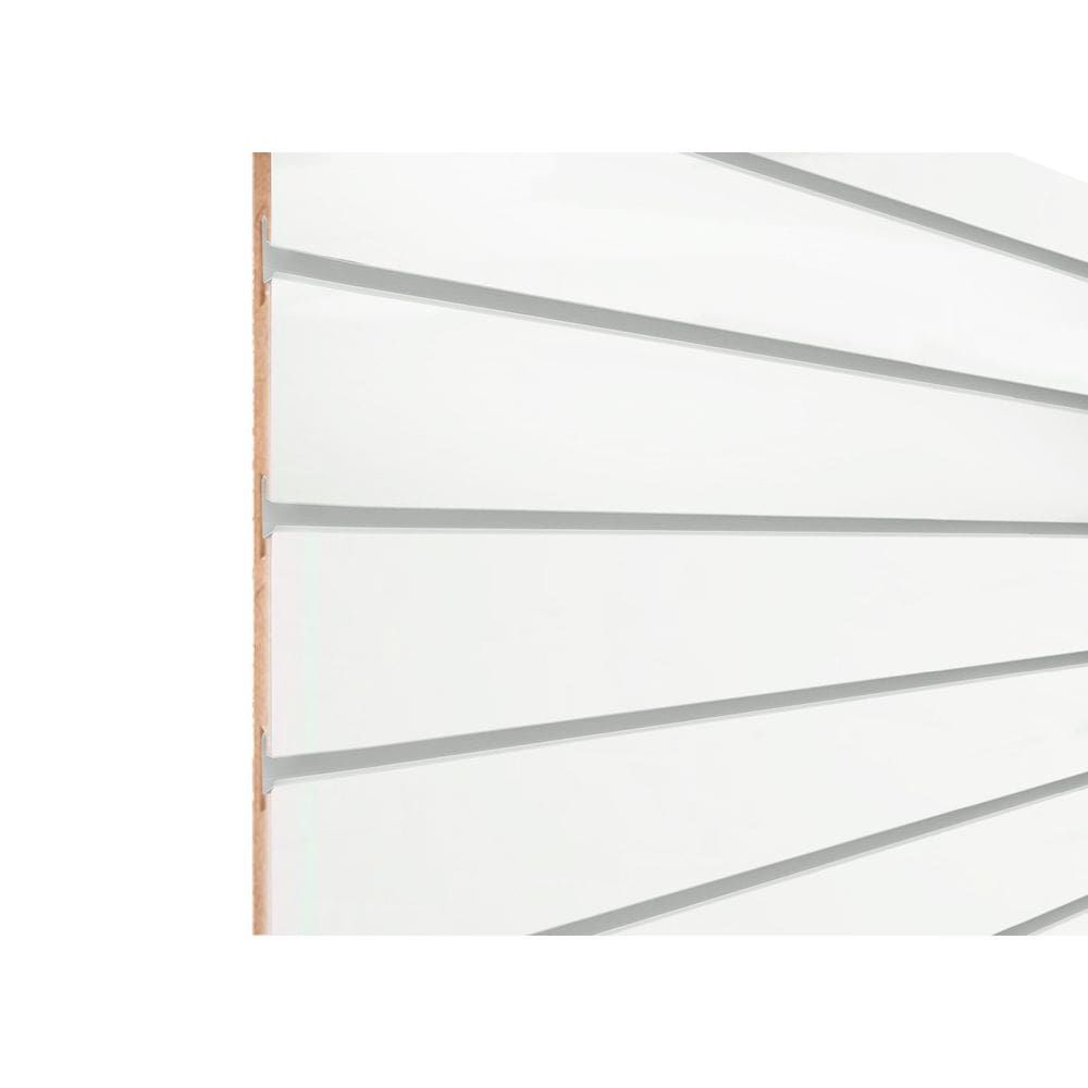 Painel Canaletado 90X60 Branco 18Mm Canaletas De Pvc Branco
