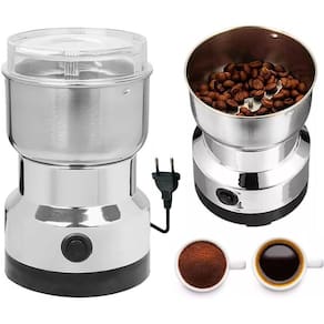Processador Café Moedor Grãos Elétrico Triturador Inox