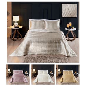 Conjunto Cama Casal King Size Romantic Cetim Charmousse Seda