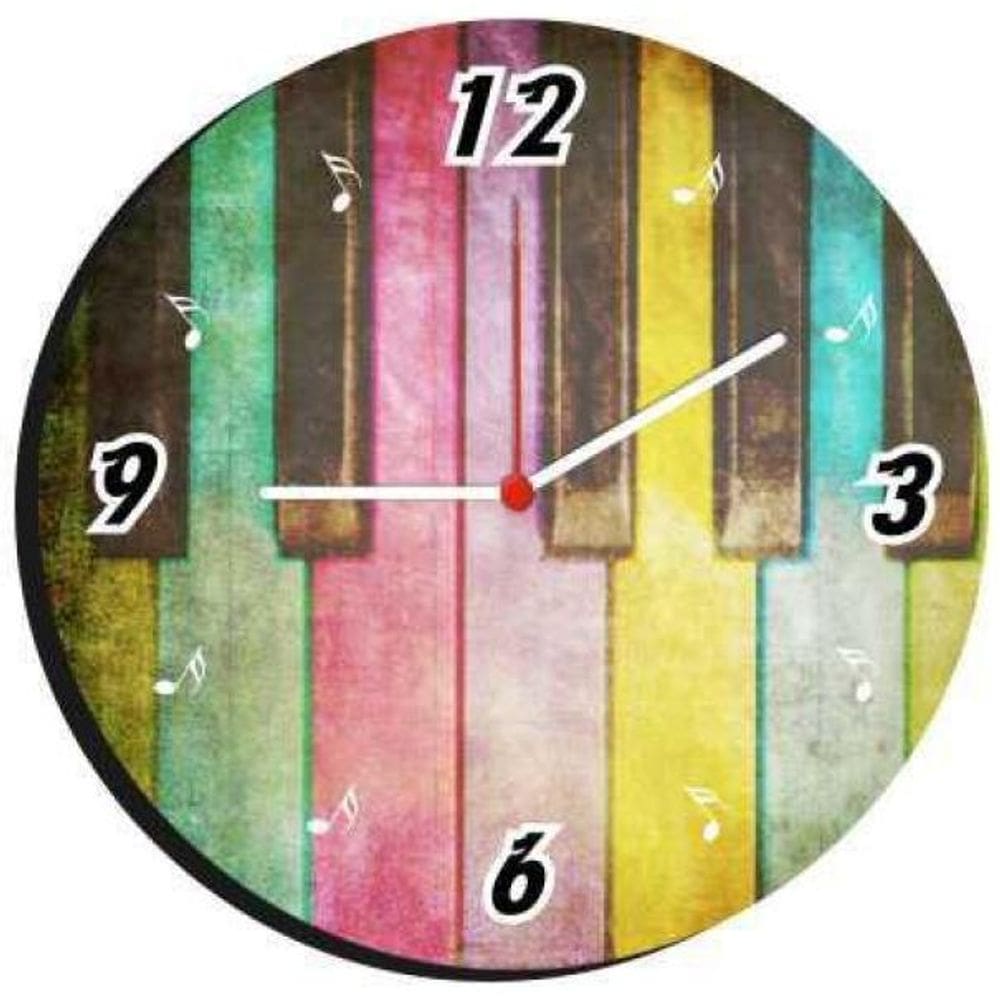 Relógio De Parede Decorativo Estilo Música 20