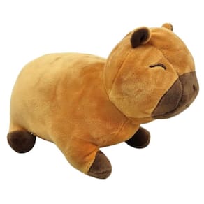 Capivara Pelúcia Marrom 22 Cm Comprimento Macia E Fofinha