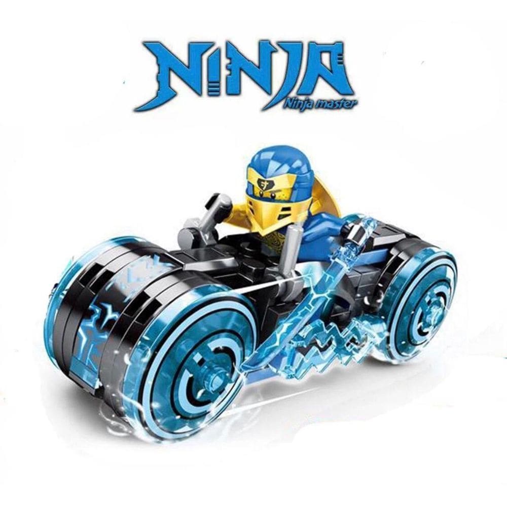 Blocos De Montar Moto Chocking Hazard Jay Ninjago