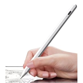 Caneta Stylus Universal Ponta Fina Toque Sensível - Branco
