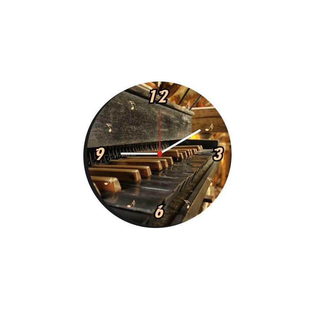 Relógio De Parede Decorativo Estilo Música 24