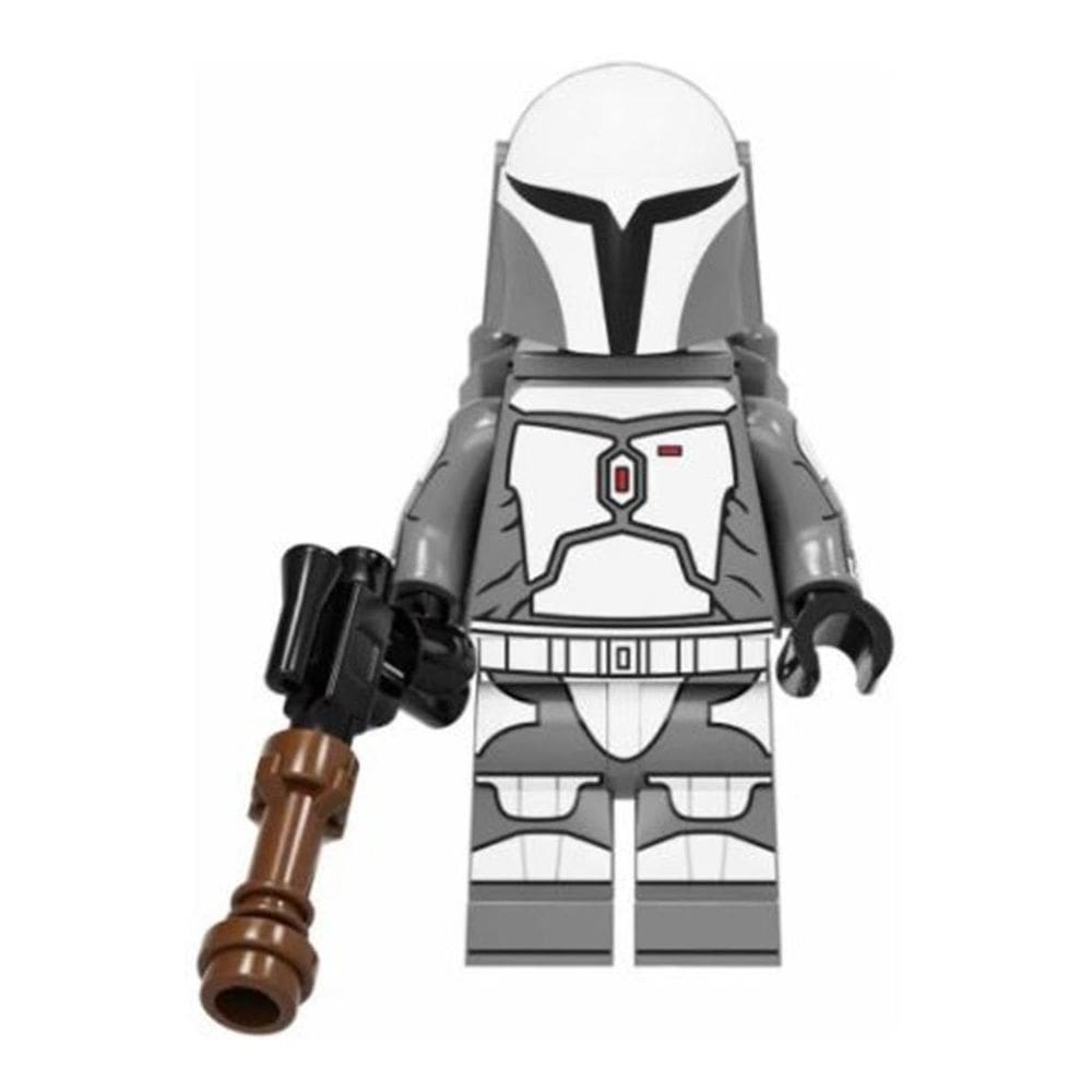 Jango Fett Mandalorian Star Wars Boneco Blocos De Montar