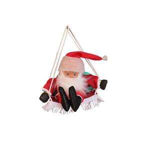 Enfeite Natalino Papai Noel No Balanço Decoração Para Casa