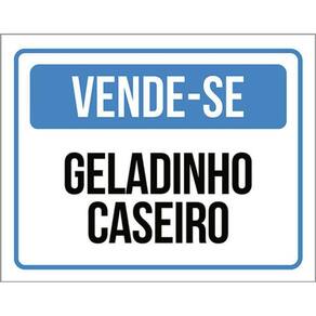 Kit 5 Placas Vende-Se Geladinho Caseiro 36X46