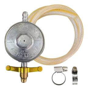 Kit Registro Com Mangueira Botijão Cozinha Fogão 4 Bocas