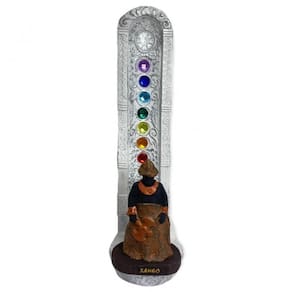 Incensário 7 Chakras Orixás 22 Cm Em Resina - Escolha O Seu