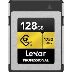 Cartão Memória Lexar Cfexpress 128Gb Type B 1750Mb/S Gold